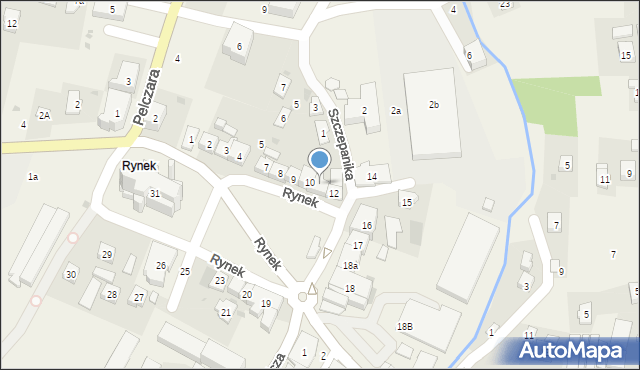 Korczyna, Rynek, 11, mapa Korczyna
