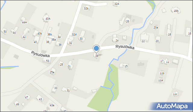 Kościelisko, Rysulówka, 19, mapa Kościelisko