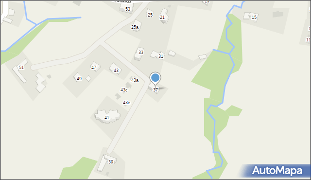 Kościelisko, Rysulówka, 37, mapa Kościelisko