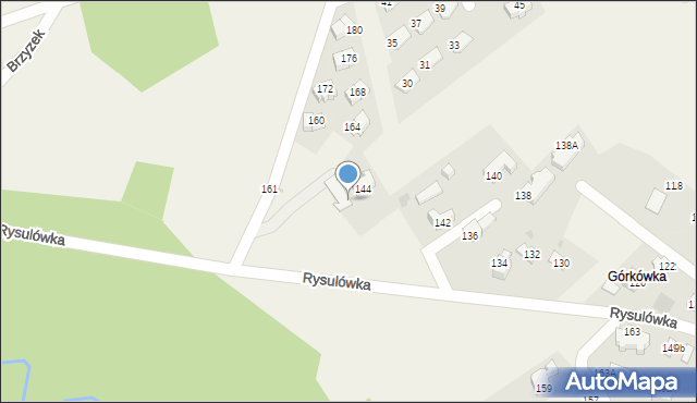 Kościelisko, Rysulówka, 53, mapa Kościelisko