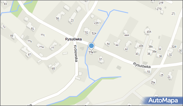 Kościelisko, Rysulówka, 59, mapa Kościelisko