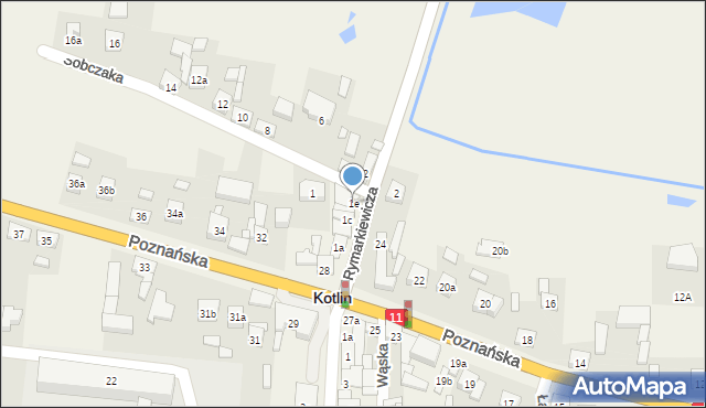 Kotlin, Rymarkiewicza Stanisława, ks., 1e, mapa Kotlin