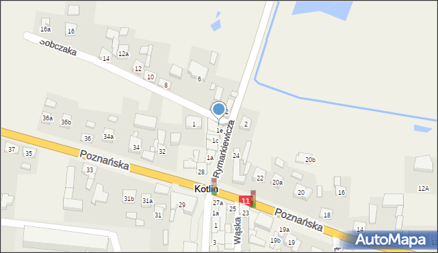 Kotlin, Rymarkiewicza Stanisława, ks., 1f, mapa Kotlin