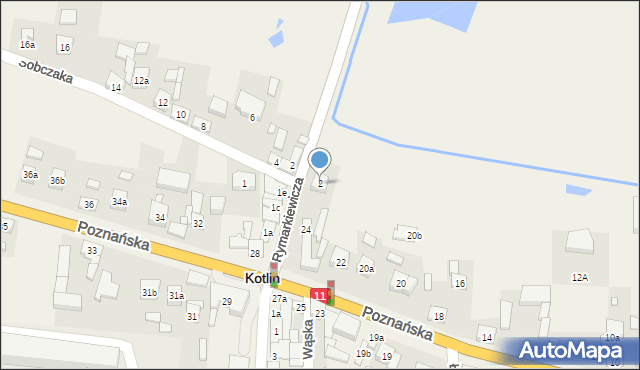 Kotlin, Rymarkiewicza Stanisława, ks., 2, mapa Kotlin