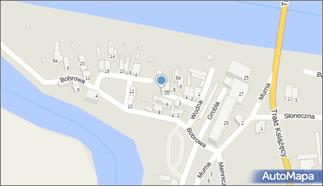 Krosno Odrzańskie, Rybaki, 12, mapa Krosno Odrzańskie