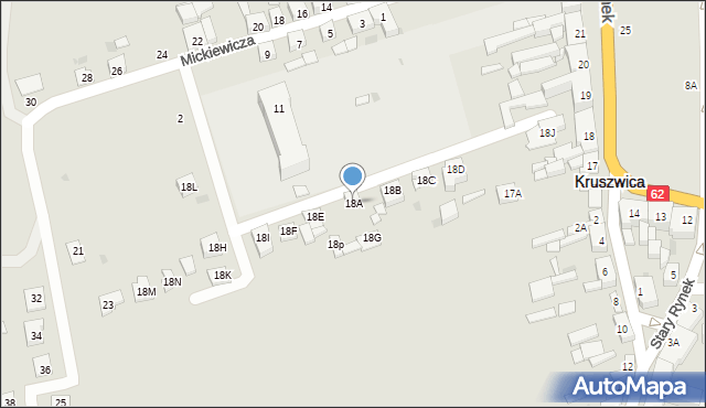 Kruszwica, Rynek, 18A, mapa Kruszwica