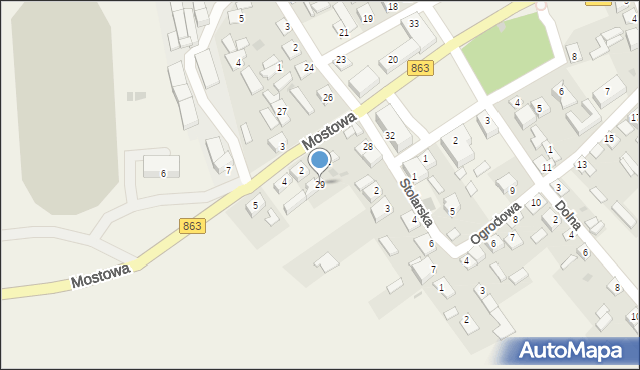 Krzeszów, Rynek, 29, mapa Krzeszów