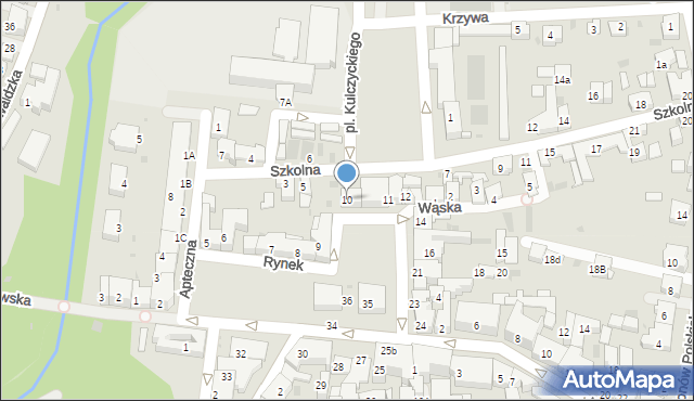 Krzeszowice, Rynek, 10, mapa Krzeszowice