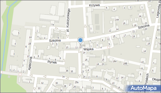 Krzeszowice, Rynek, 12, mapa Krzeszowice