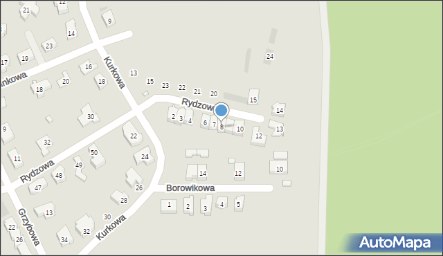 Leszno, Rydzowa, 8, mapa Leszno