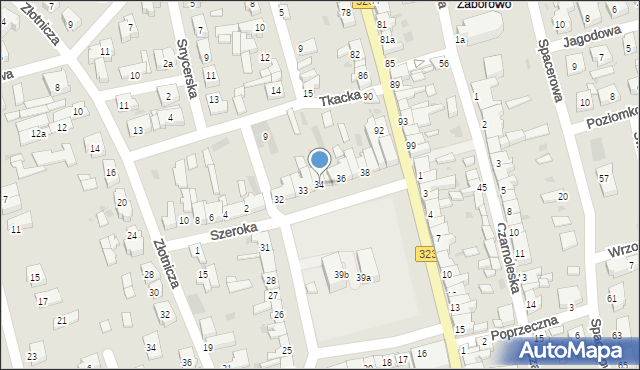 Leszno, Rynek Zaborowski, 34, mapa Leszno