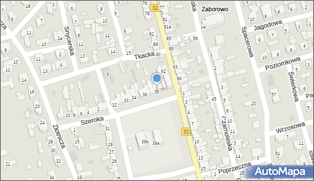 Leszno, Rynek Zaborowski, 40, mapa Leszno