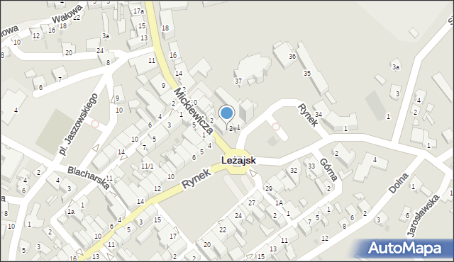 Leżajsk, Rynek, 2a, mapa Leżajsk
