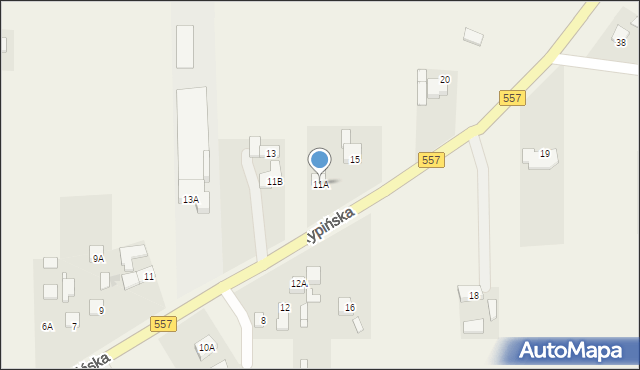 Lipno, Rypińska, 11A, mapa Lipno