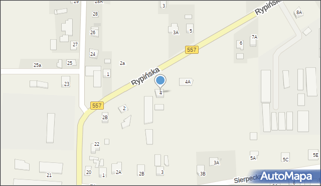 Lipno, Rypińska, 4, mapa Lipno