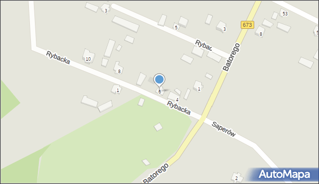 Lipsk, Rybacka, 6, mapa Lipsk