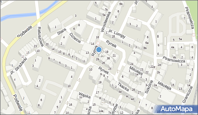 Lubań, Rynek-Sukiennice, 31, mapa Lubań