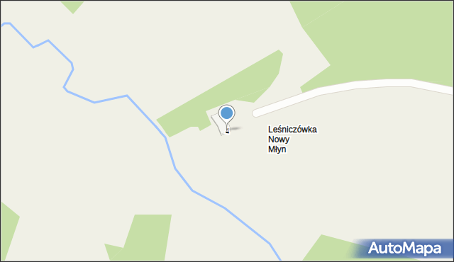 Miastkowo, Rybacka, 4, mapa Miastkowo