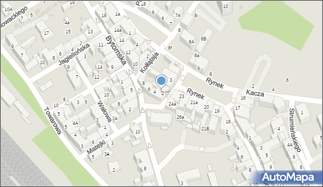 Mysłowice, Rynek, 1, mapa Mysłowice