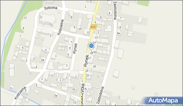 Nowa Cerekwia, Rynek, 16, mapa Nowa Cerekwia