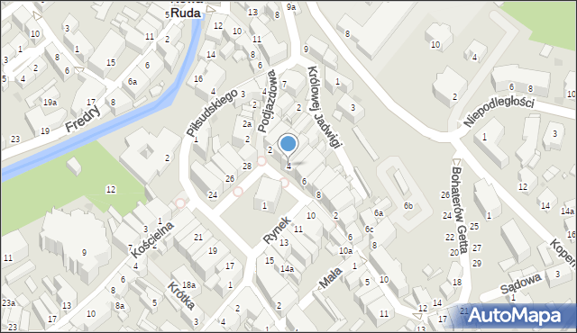 Nowa Ruda, Rynek, 4, mapa Nowa Ruda