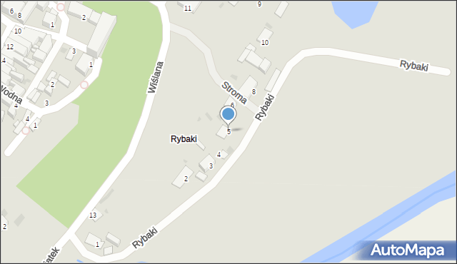 Nowe, Rybaki, 5, mapa Nowe
