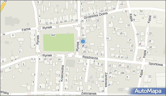 Nowy Korczyn, Rynek, 17, mapa Nowy Korczyn