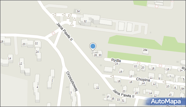 Olkusz, Rydla Lucjana, 28, mapa Olkusz