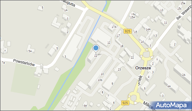 Orzesze, Rynek, 11, mapa Orzesze