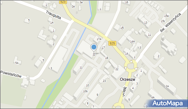 Orzesze, Rynek, 12, mapa Orzesze