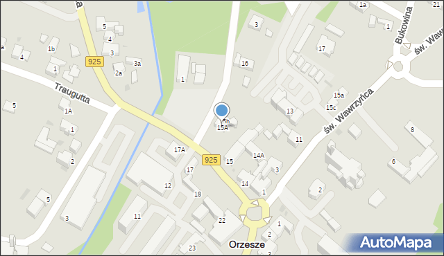 Orzesze, Rynek, 15A, mapa Orzesze