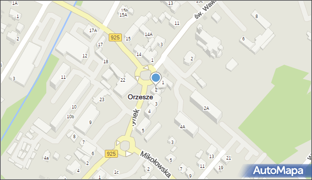 Orzesze, Rynek, 2, mapa Orzesze