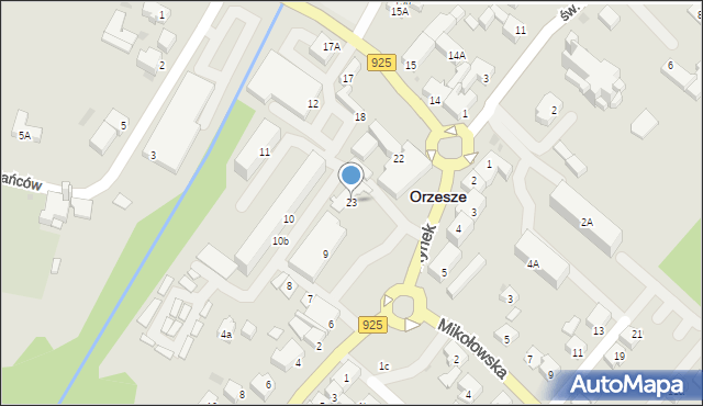 Orzesze, Rynek, 24, mapa Orzesze