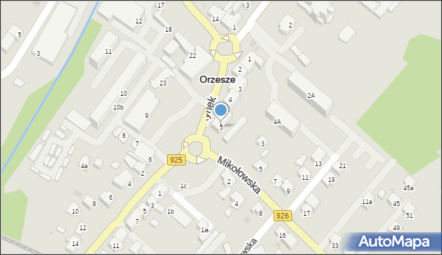 Orzesze, Rynek, 5, mapa Orzesze