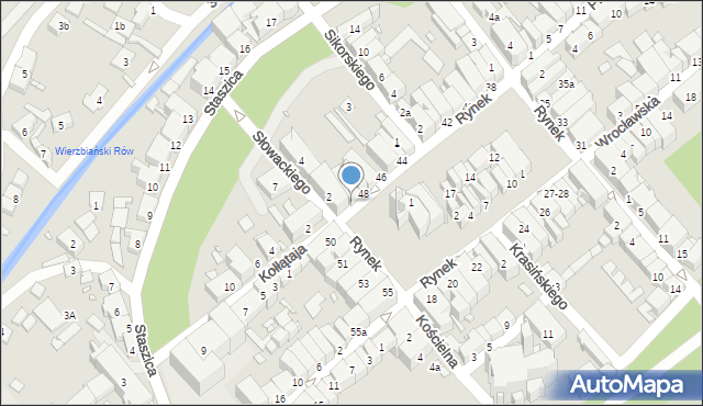 Paczków, Rynek, 49, mapa Paczków