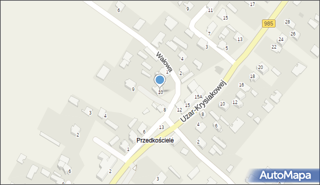 Padew Narodowa, Rynek, 10, mapa Padew Narodowa