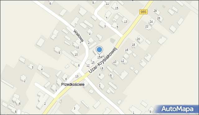 Padew Narodowa, Rynek, 15A, mapa Padew Narodowa