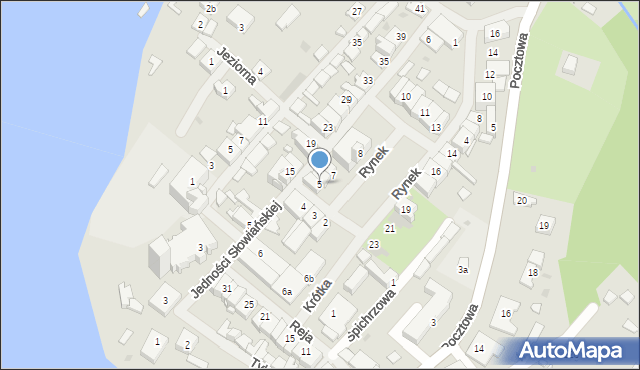 Pasym, Rynek, 5, mapa Pasym