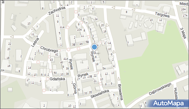 Polkowice, Rynek, 15, mapa Polkowice