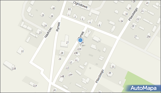 Poniatowo, Rynek, 9B, mapa Poniatowo