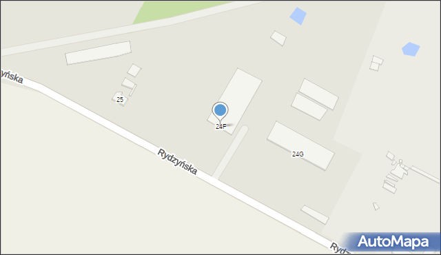 Poniec, Rydzyńska, 24F, mapa Poniec