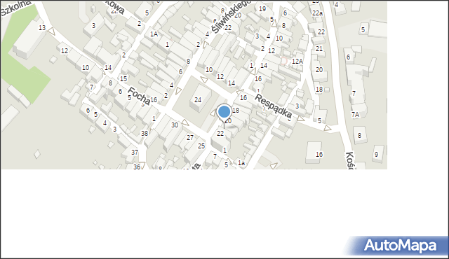 Poniec, Rynek, 21, mapa Poniec