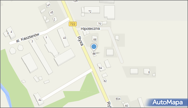 Prażmów, Ryxa Franciszka, 66, mapa Prażmów