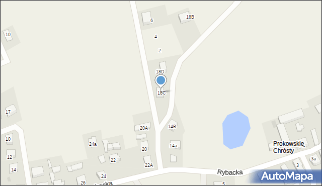 Prokowo, Rybacka, 18C, mapa Prokowo