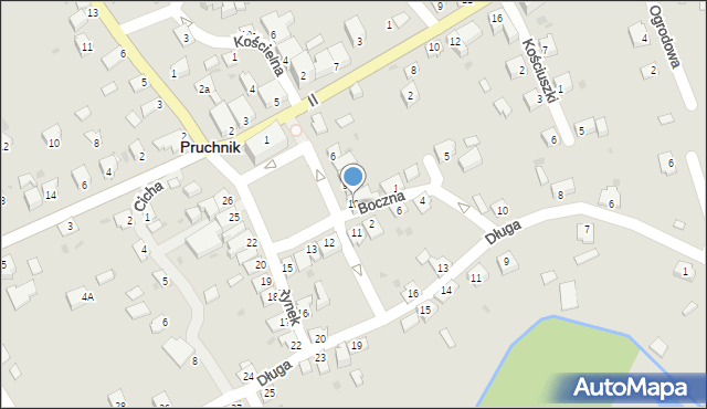 Pruchnik, Rynek, 10, mapa Pruchnik