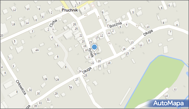 Pruchnik, Rynek, 16, mapa Pruchnik