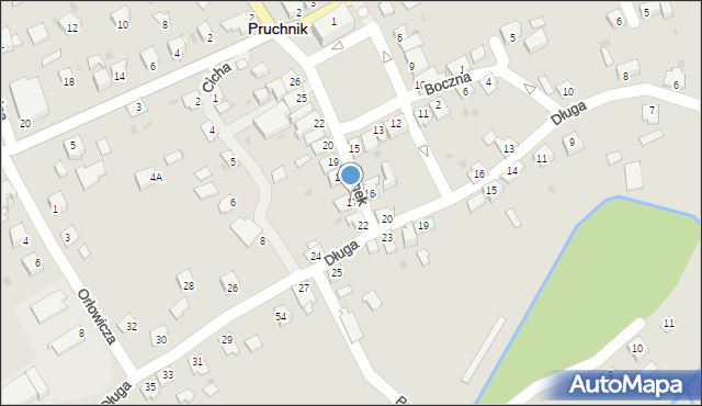 Pruchnik, Rynek, 17, mapa Pruchnik