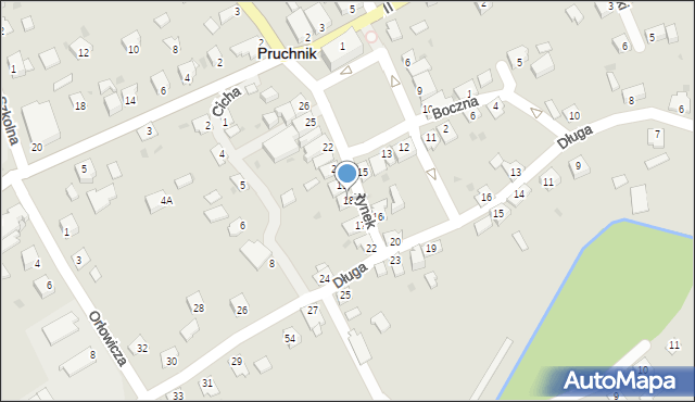 Pruchnik, Rynek, 18, mapa Pruchnik