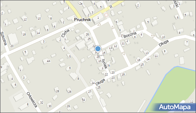 Pruchnik, Rynek, 19, mapa Pruchnik