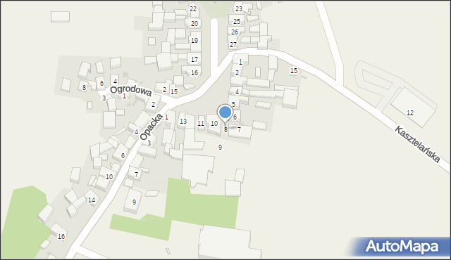 Przemęt, Rynek Mojżykiewicza, ks., 8, mapa Przemęt